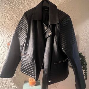 City Chic Black Moto Jacket